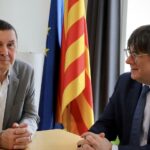 Puigdemont recoit Otegi a Waterloo pour organiser sa lutte pour