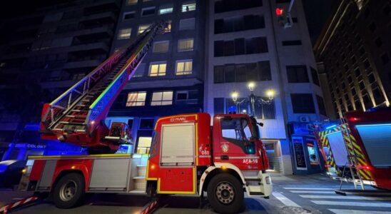 Rescue spectaculaire des pompiers de Vigo dune femme qui avait