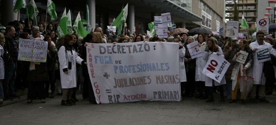 STRIE DE SANTE ZARAGOGOZA Les medecins de famille frappent