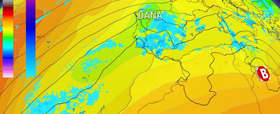 Un Dana arrive avec de fortes pluies et jusqua 10