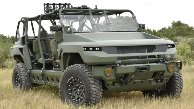 1688178413 326 Electric Hummer prepared for the military debuts