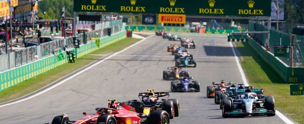 Belgian F1 GP qualifying sprint race… TV timetables the complete