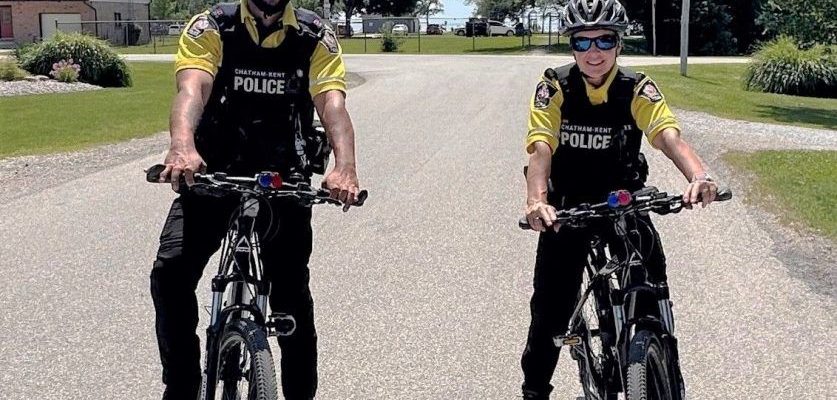 Bike patrol continues to roll in Chatham Kent