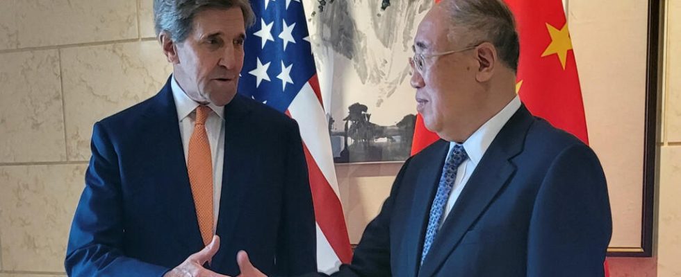 China US relationship John Kerry in Beijing to relaunch climate dialogue