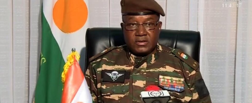 Coup detat in Niger General Tchianis first appearance as president