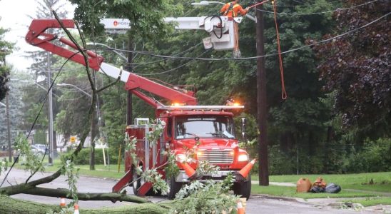 Crazy night Storm knocks out power to nearly one in