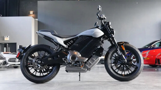 Electric motorcycle by Harley Davidson LiveWire S2 Del Mar