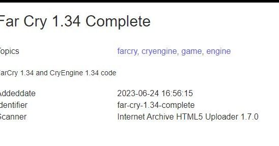 Far Cry source codes leaked