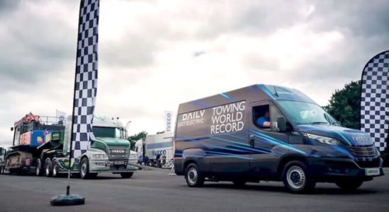 IVECO eDaily breaks world record for towing