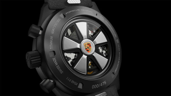 Luxury watch from Porsche Design for the 75th anniversary of