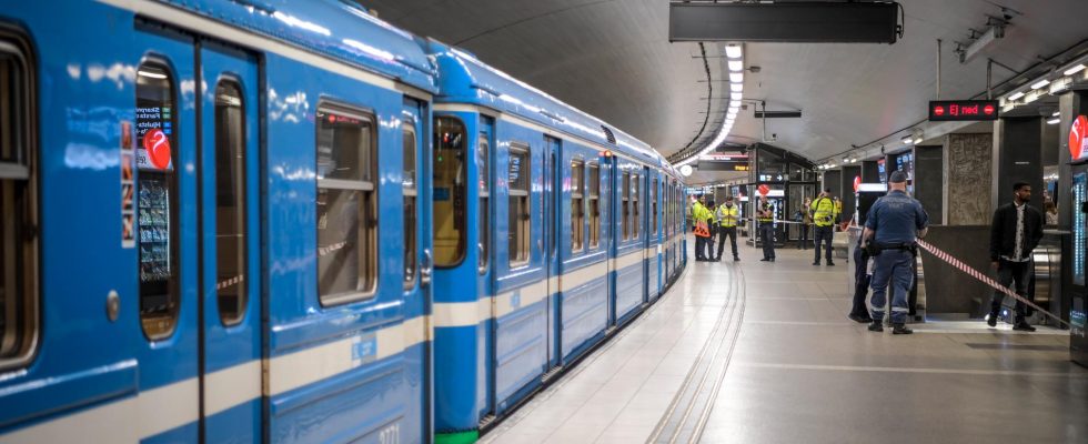 Major disturbances in Stockholms subway