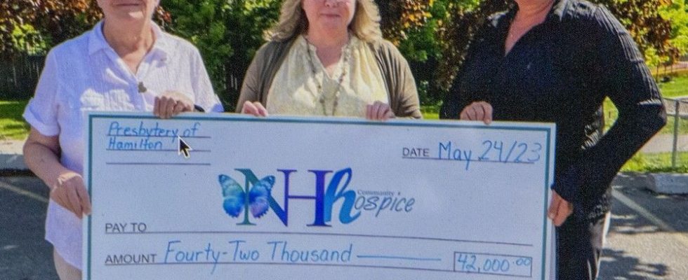 Norfolk Haldimand Community Hospice receives 42000 donation