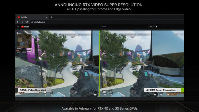 Nvidia RTX Video Super Resolution arrives in Mozilla