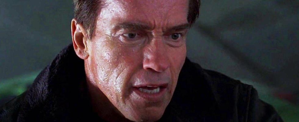 One of the worst sci fi movies with Arnold Schwarzenegger who