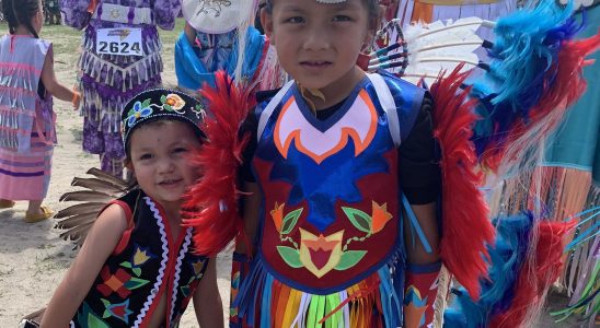 Pow wow draws large number of dancers drummers and spectators
