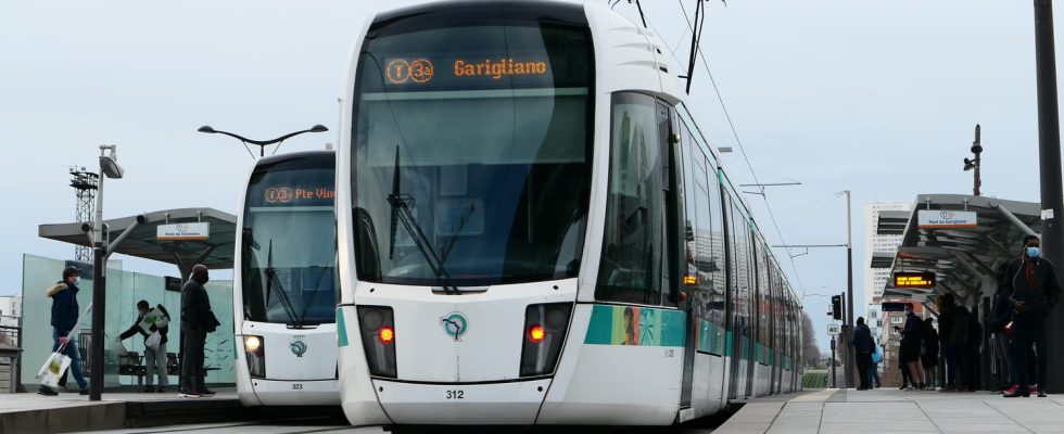 RATP traffic the circulation of buses and trams once again