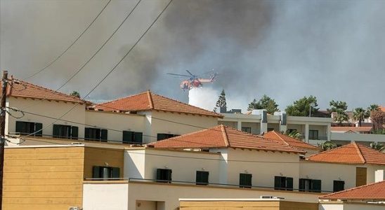 Rhodes Island fire that has been going on for days