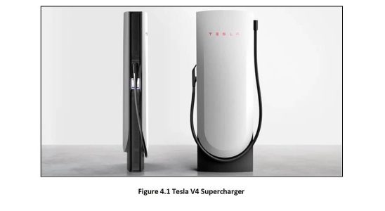 Tesla Supercharger V4 Supports 350 kW