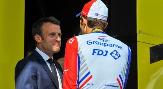 The cyclist snubbed Emmanuel Macron