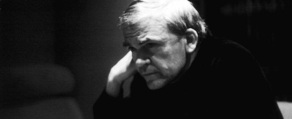 The writer Milan Kundera author of The Unbearable Lightness of