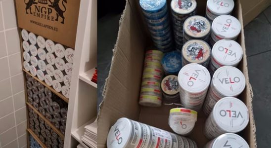 Young Nieuwegeiner keeps hundreds of jars of snus at home