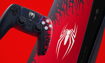 a PS5 collector with Venom and Peter Parker it is