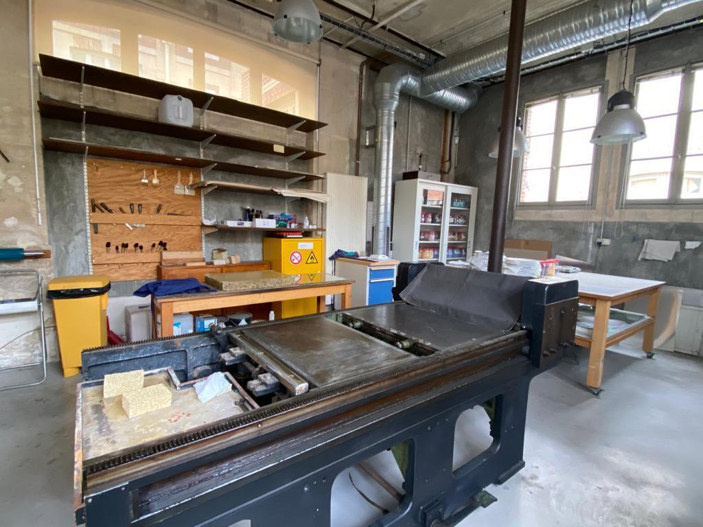 Art printing workshop at the Manufacture de Sèvres