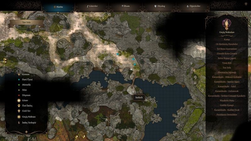 Baldur's Gate 3 Companions Locations - 8