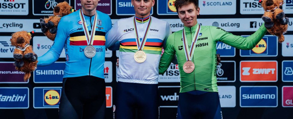 2023 World Cycling Championships van der Poel at the top