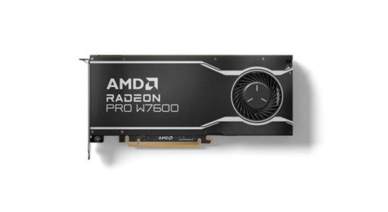 AMD Radeon Pro W7600 and Pro W7500 workstation graphics cards