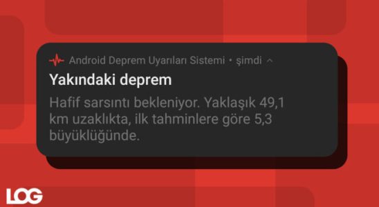 Android Earthquake Warning System did its duty in Malatya earthquake