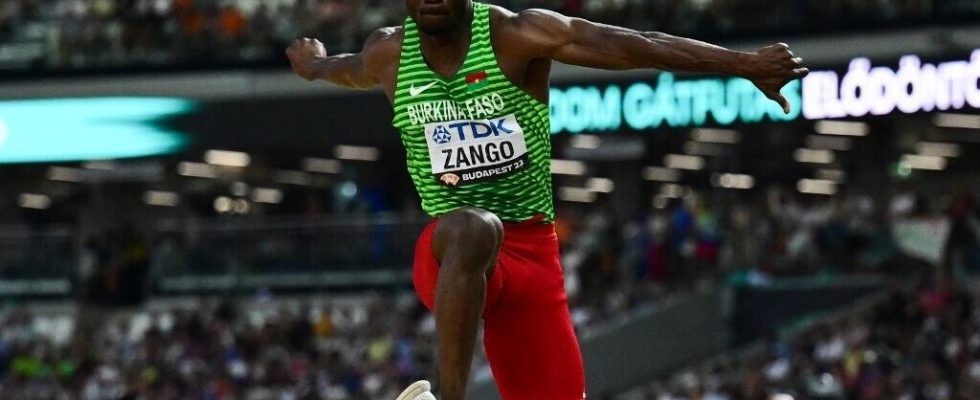 Burkinabe Hugues Fabrice Zango wins the gold medal in the