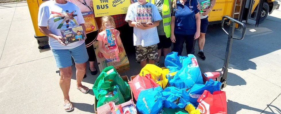 Chatham Kent School bus food drive called best ever