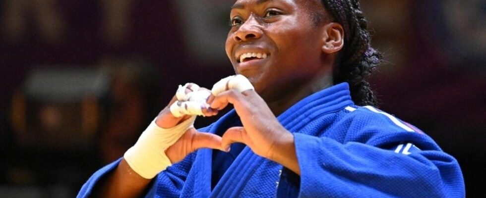 Clarisse Agbegnenou wins bronze at the Budapest Masters