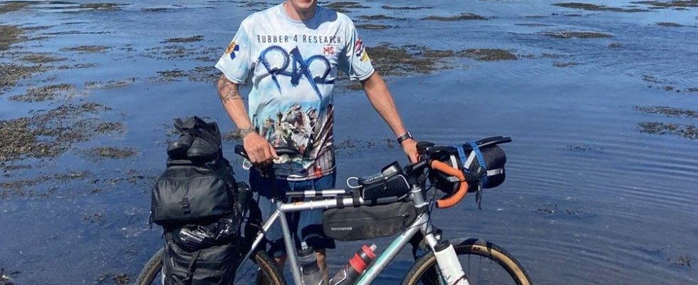 Cyclist determined to help find cure for MS