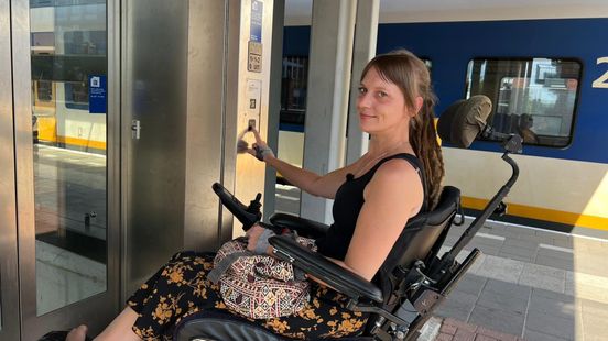 Disabled Annemarie was stuck at Houten station due to a