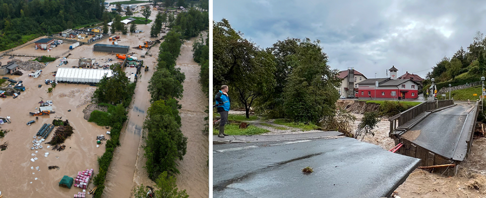 Disaster in Slovenia after extreme rain major floods