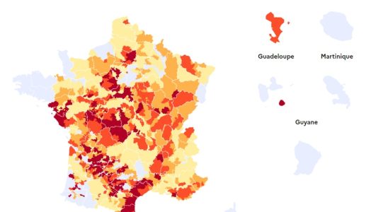 Drought at what level are the water tables in France