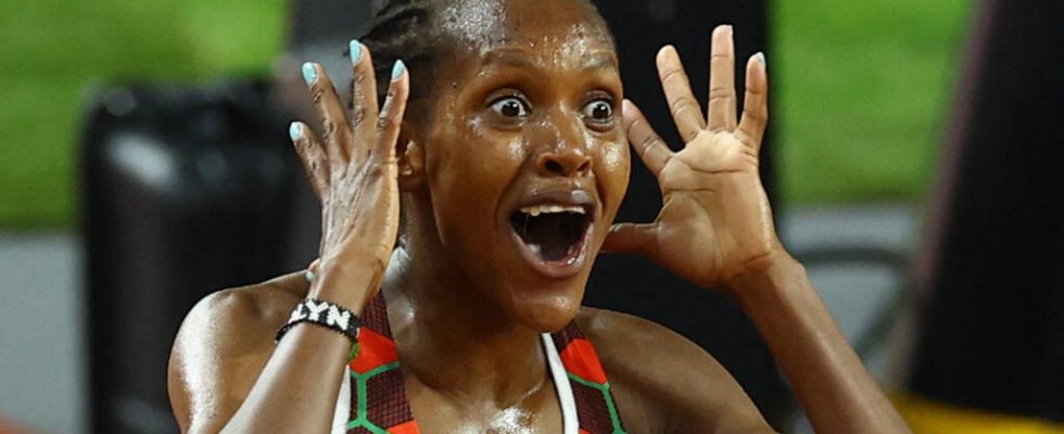 Faith Kipyegon unstoppable also wins gold in the 5000m