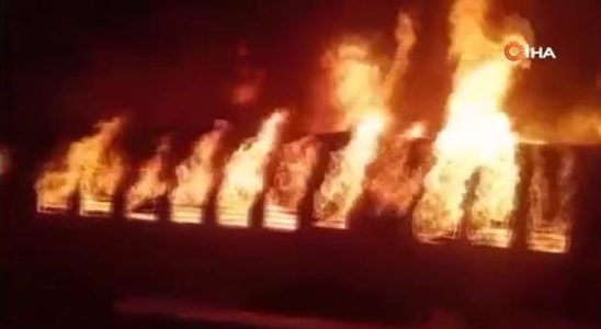 Fire disaster on passenger train in India They wanted to