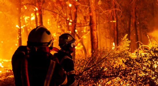 Fires in France in the Pyrenees Orientales firefighters prepare for a