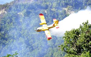 Fires the largest rescEU air firefighting operation in Greece kicks