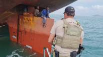 Migrants tried to get to Europe on a cargo ship