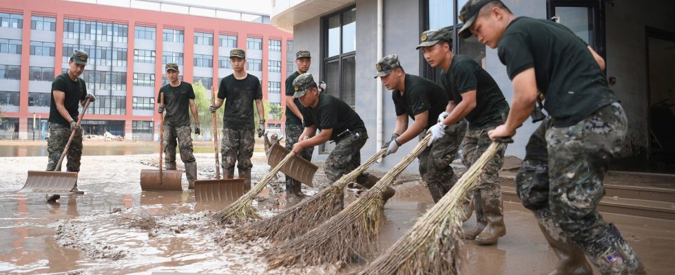 Northeast China is threatened by floods