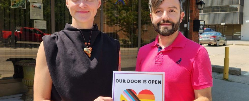 Pride A welcoming sign breaks through diversity pushback