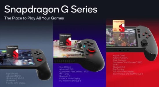 Qualcomm introduces three Snapdragon processors for portable gaming devices
