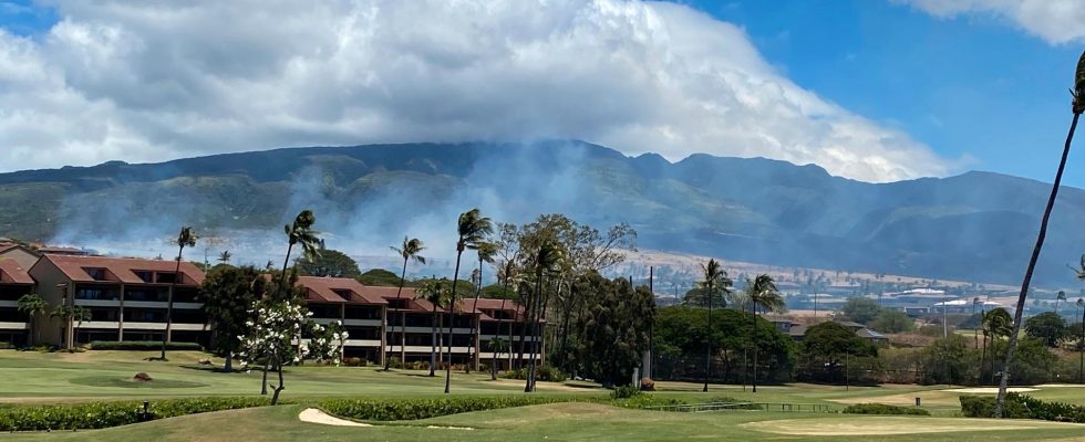 Residents were evacuated on Maui