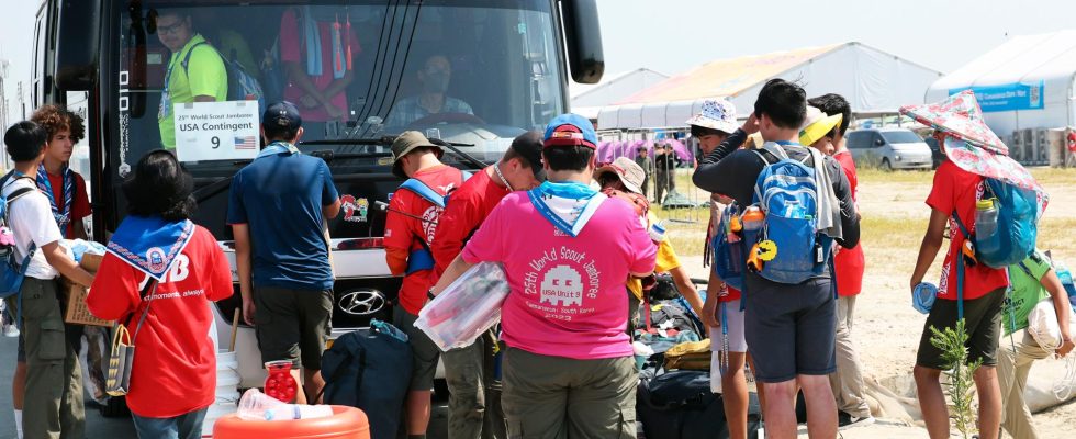 Scout camp canceled after typhoon warning