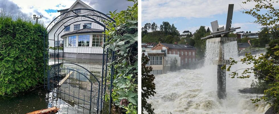 Sewage water flows into Mjosa after storm Hans