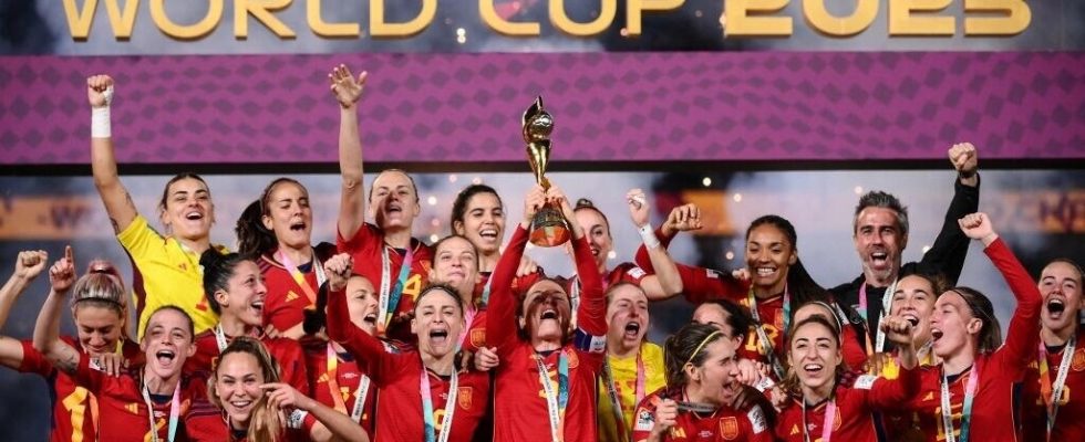 Spain claim their first title against England